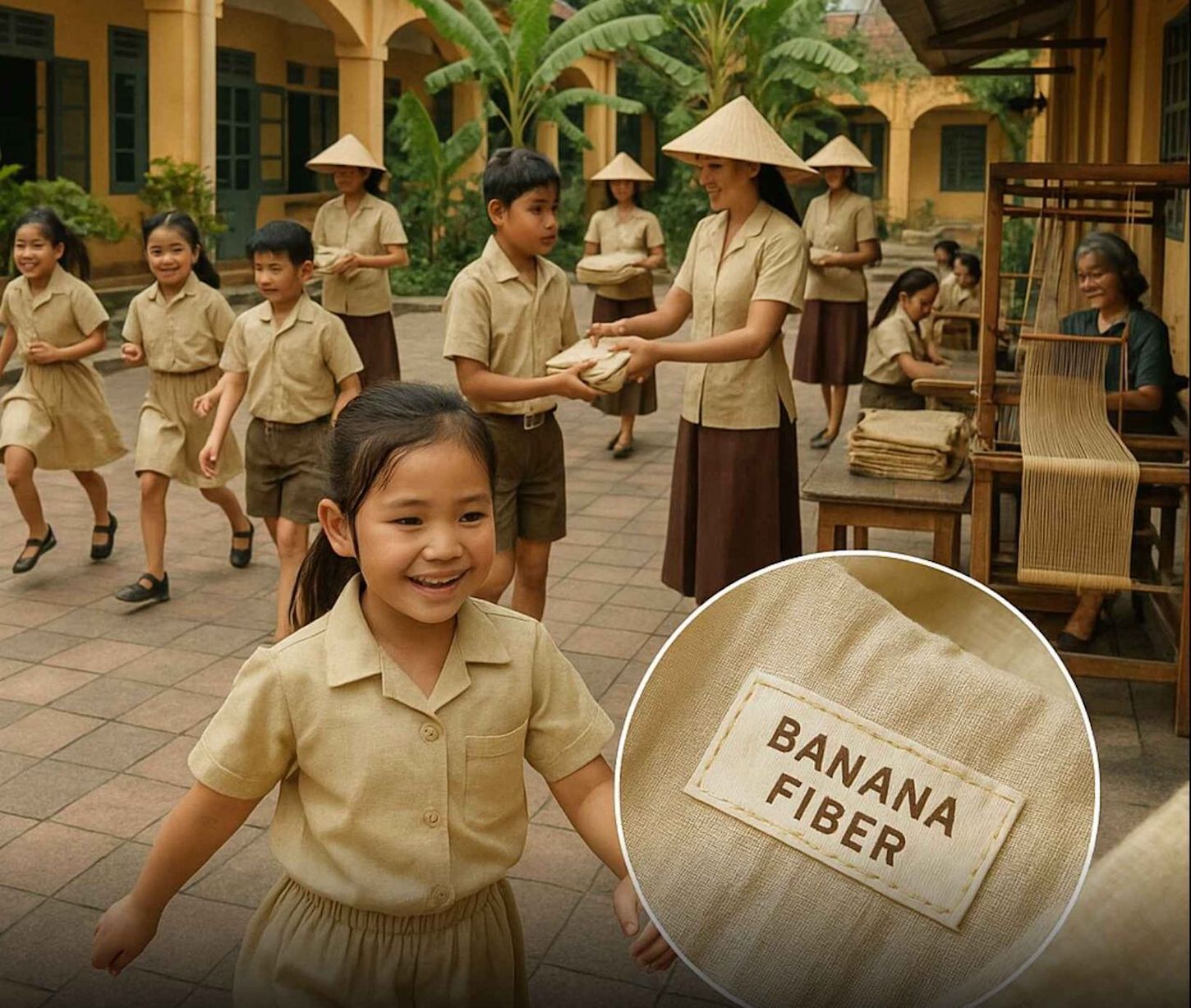 Banana fiber sustainability vietnam
