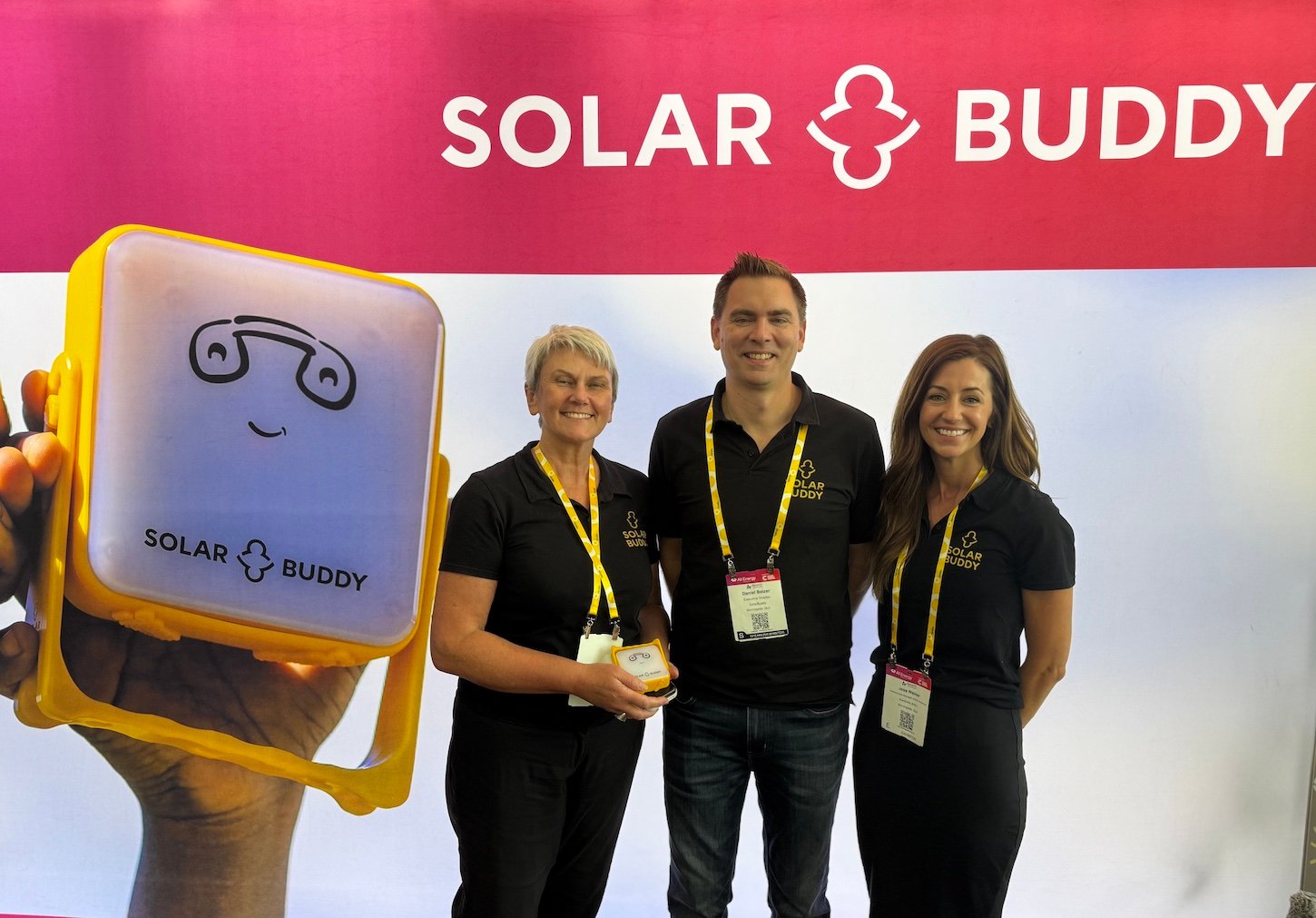 SolarBuddy at All-Energy Australia in Melboure. Photo Scott Podmore