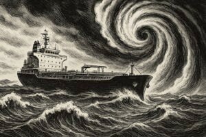 Tanker braces against cyclone in Darwin Future Now Green News copyright